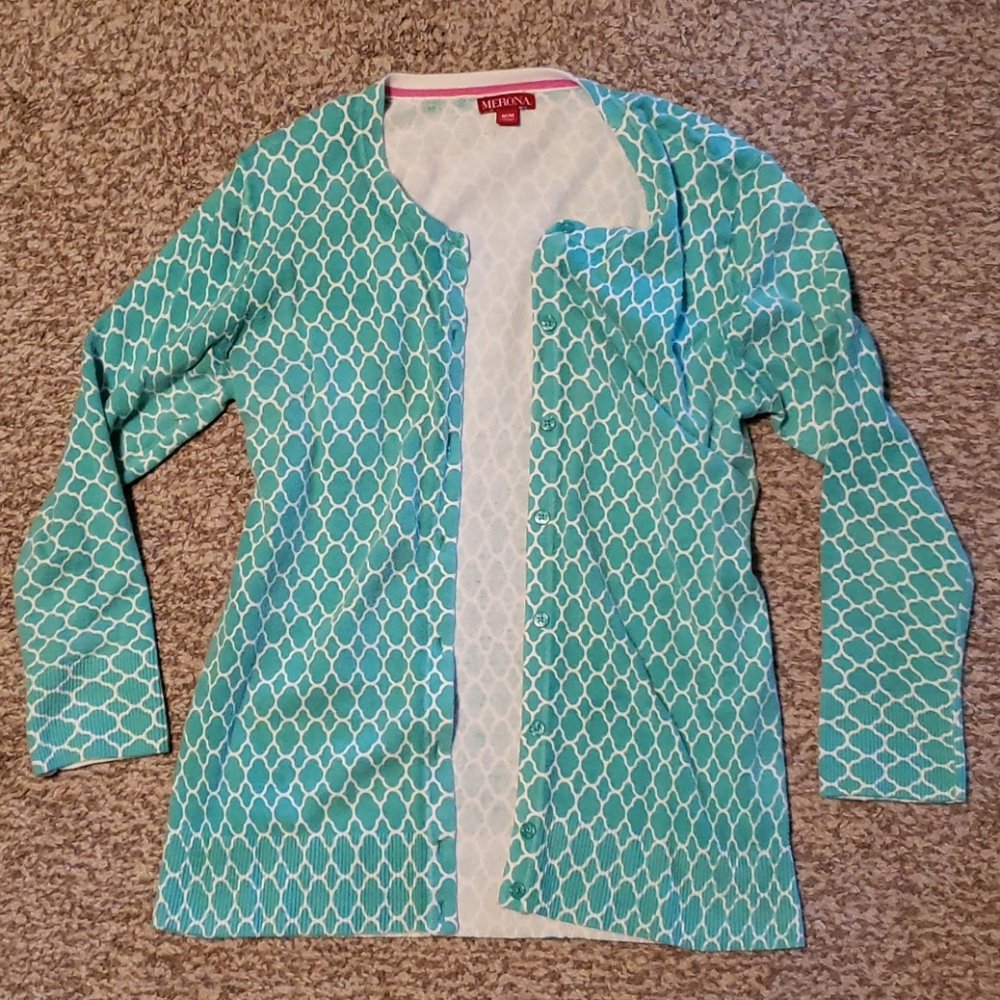 3/4 sleeve button cardigan
